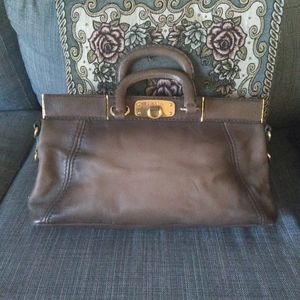 Prada Frame satchel leather bag